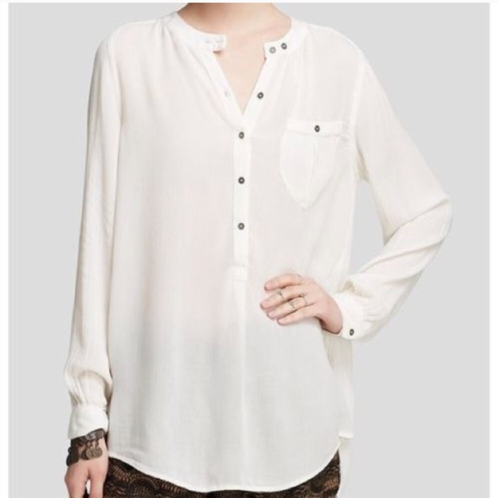 Free People Boyfriend Tunic Shirt